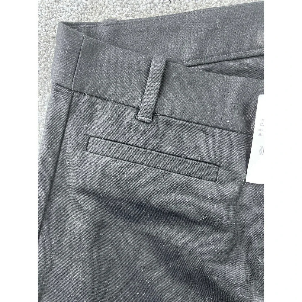 J.Crew Dress Pants Womens‎ 6/S Mercantile Mid Rise Ankle Crop Stretch Black NWT